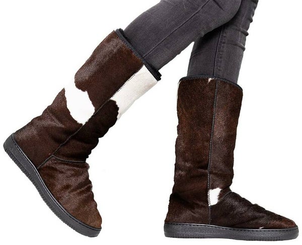 Reina Boots Lang Donkerbruin