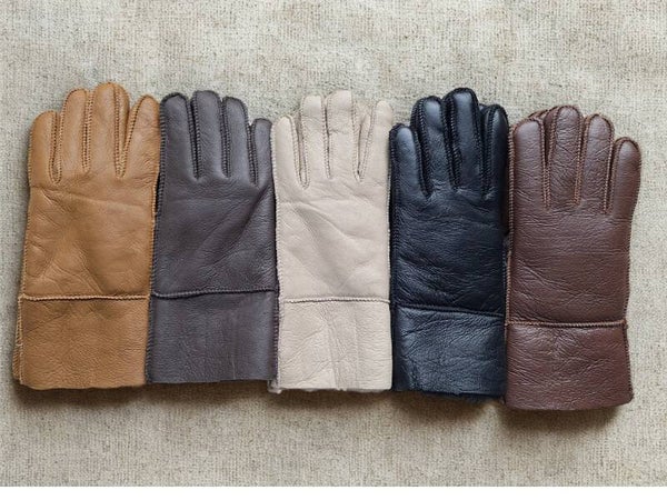 Handschoenen Dames/ Heren Glad Leer