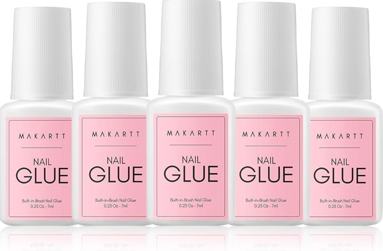 Makartt Brush On Nail Glue (7mL bottle)