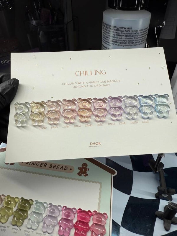 Chilling Champagne Cat Eye Gels