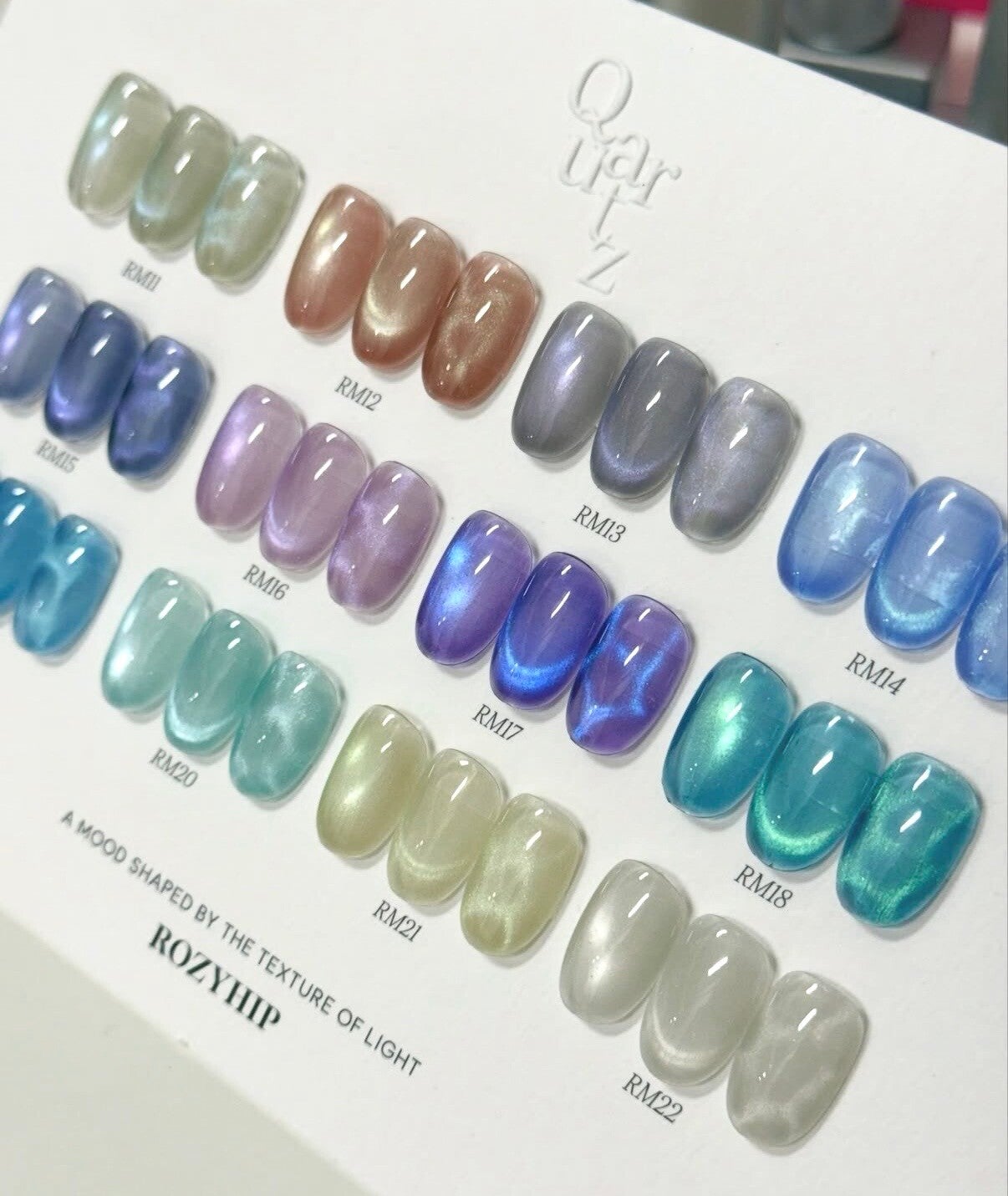 Rozyhip Quartz Cat Eye Gels