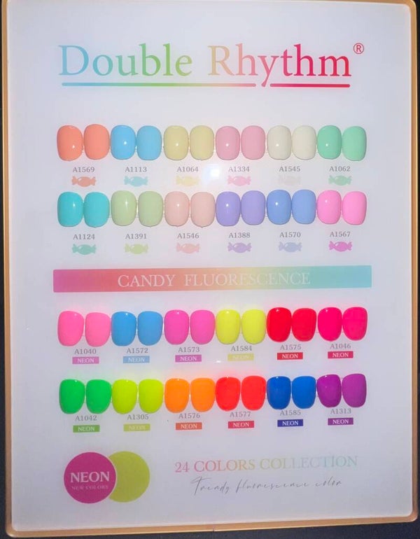 Double Rhythm Candy Neon Gels