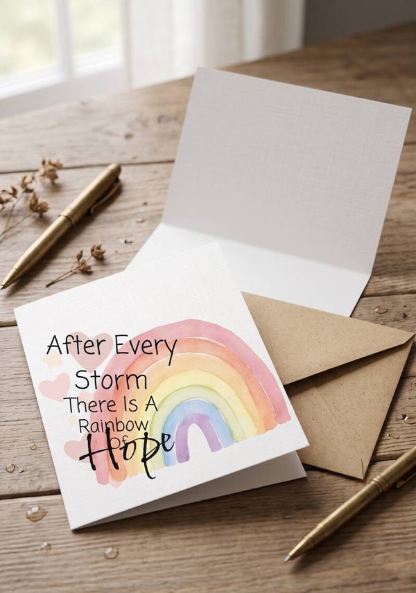 Rainbow of Hope Greeting Card