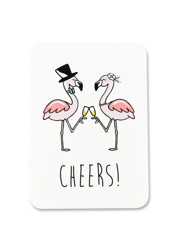 Ansichtkaart 'Cheers'