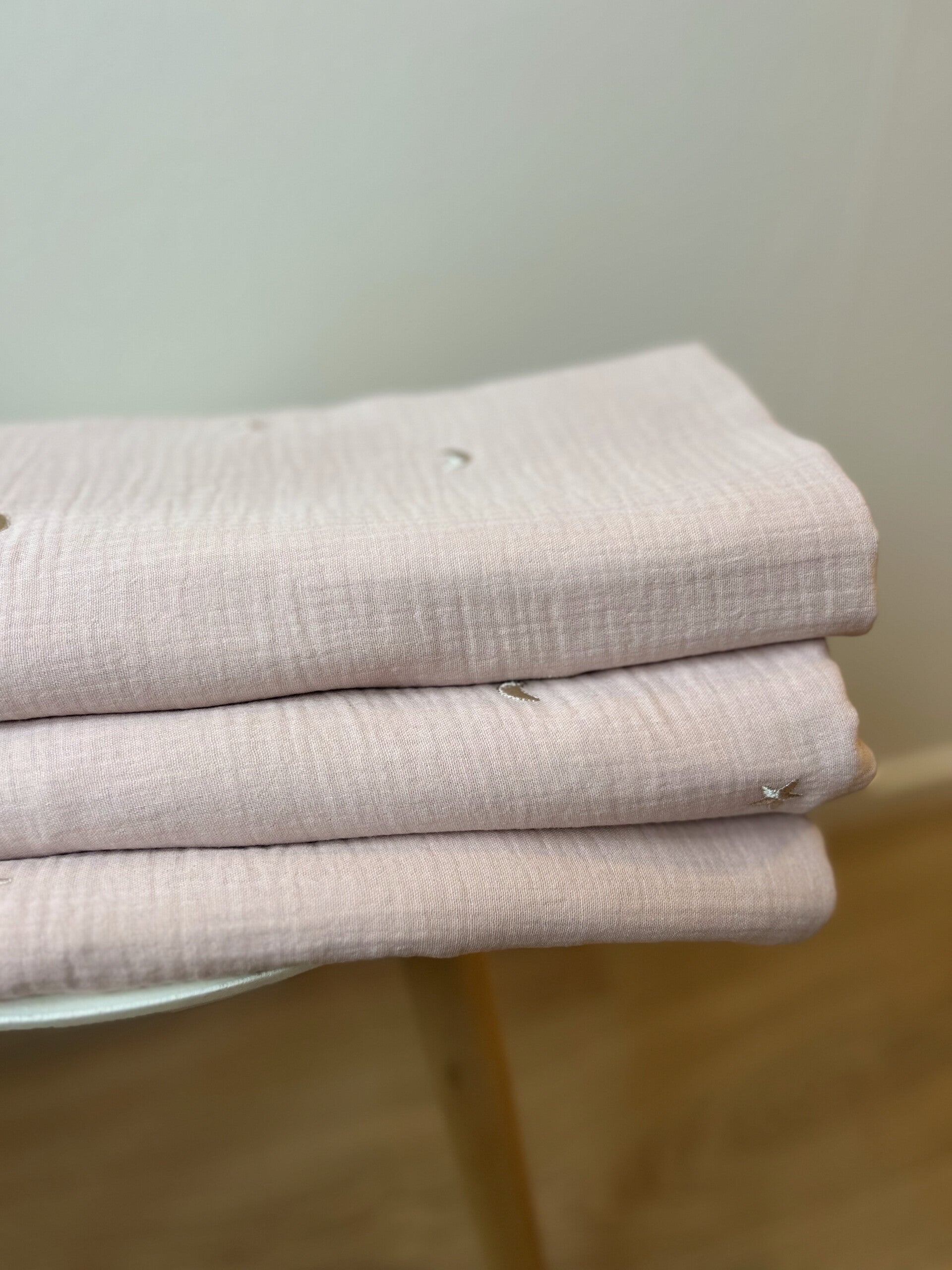 Hydrofiele doek XL Maan en Sterren roze - Lieve Muis