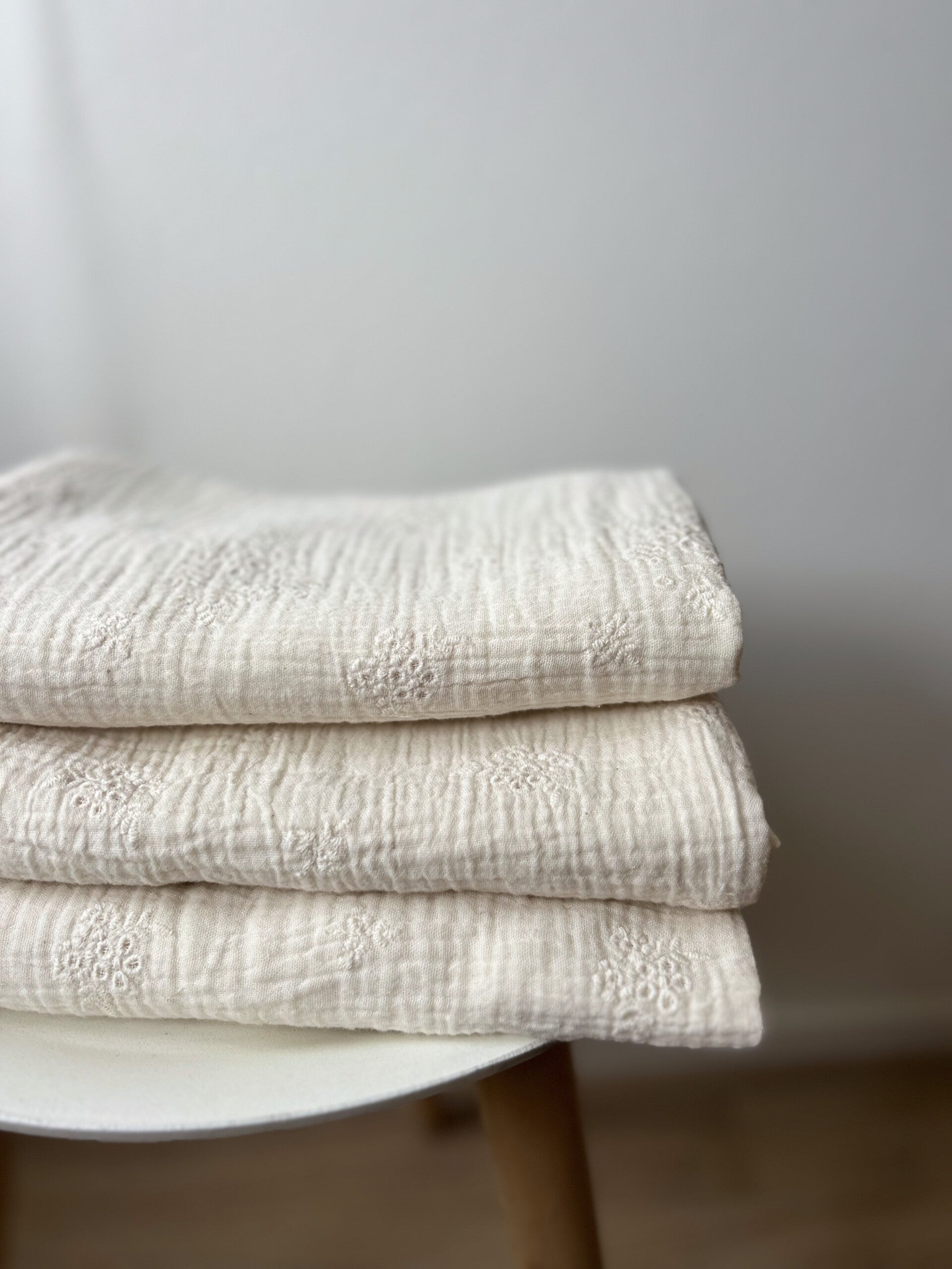 Hydrofiele doek XL broderie - Lieve Muis