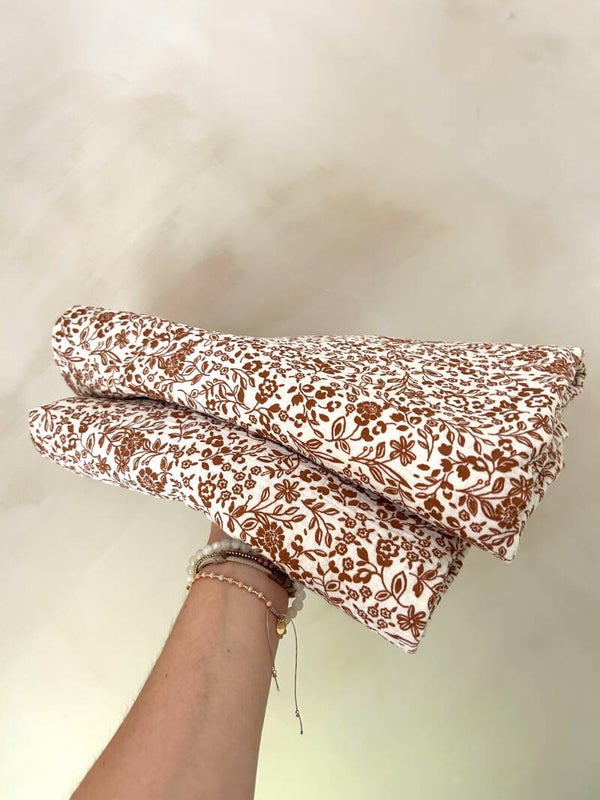 Hydrofiele doek XL bloemetjes - Lieve Muis