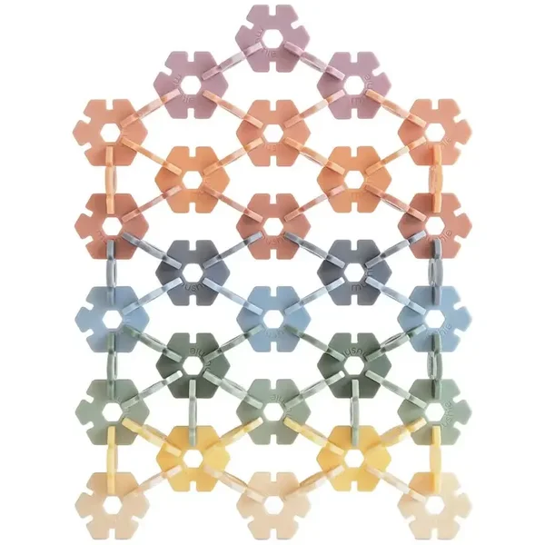 Mushie Hex Connect bouwspeelgoed
