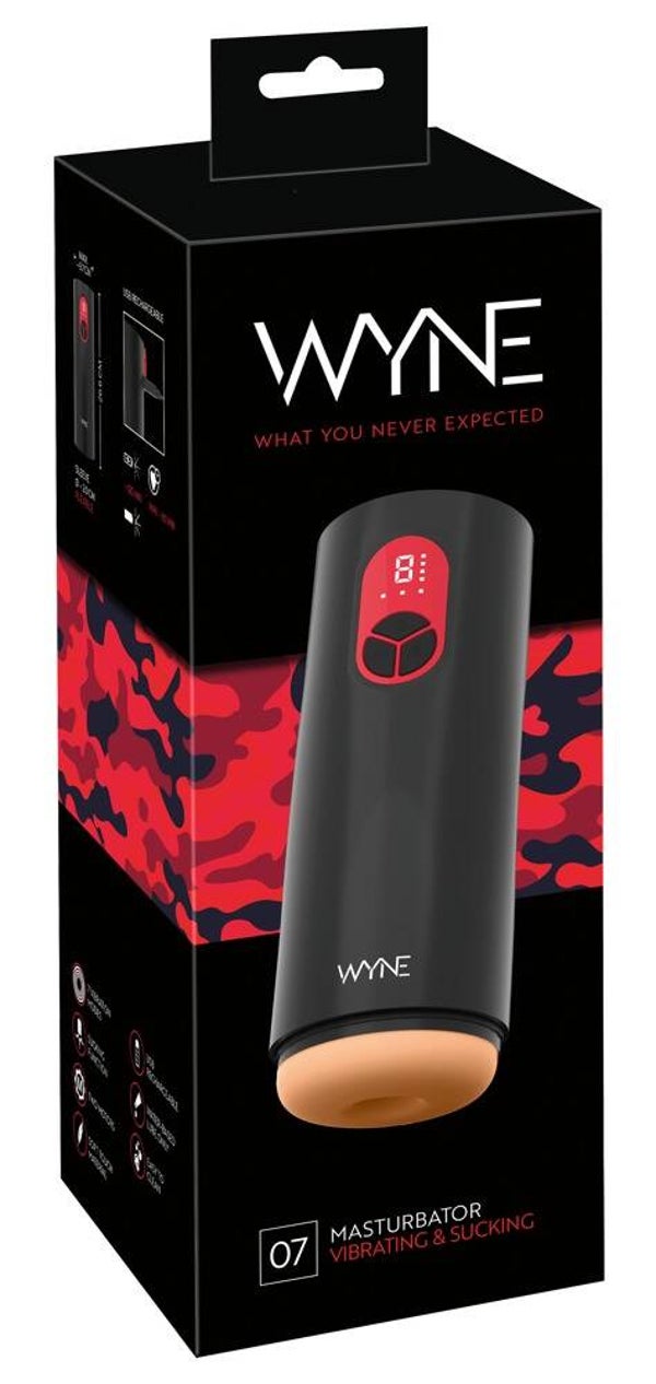 Wyne - Masturbator No. 7 Saug-, Vibrationsfunktion
