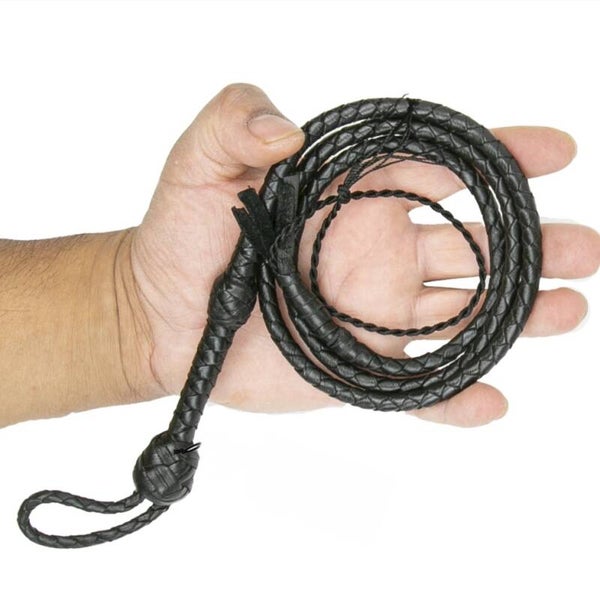 Schwarze Mini-Bullwhip 3ft