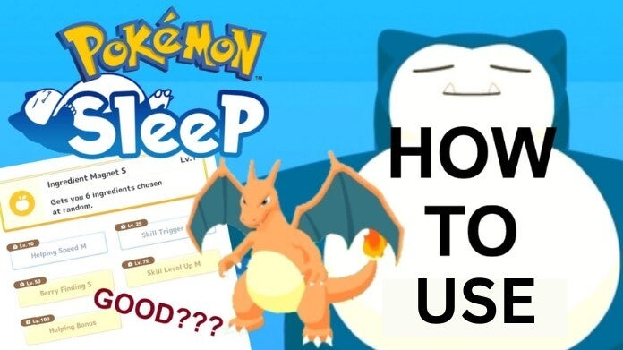 how to use pokemon sleep