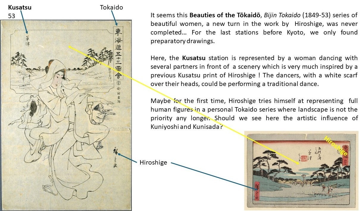 Kusatsu, the beauties of the tokaido, Bijin Tokaido