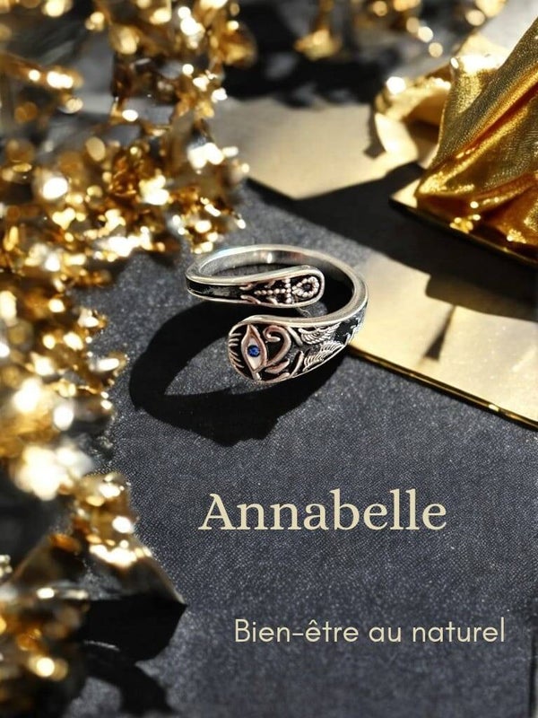 L'Oeil d'Éternité - Bague Réglable de Luxe