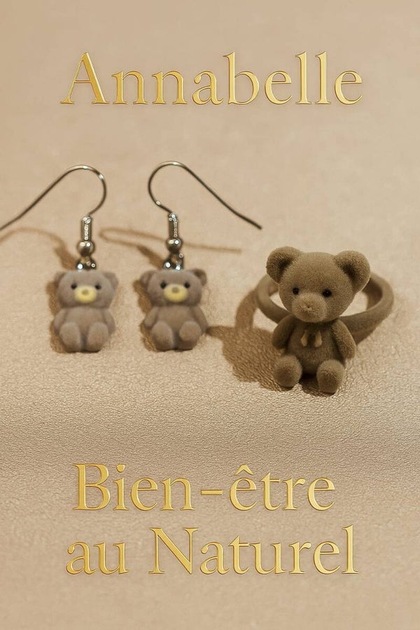 Duo Nounours Raffiné - Tendresse & Charme Élégant