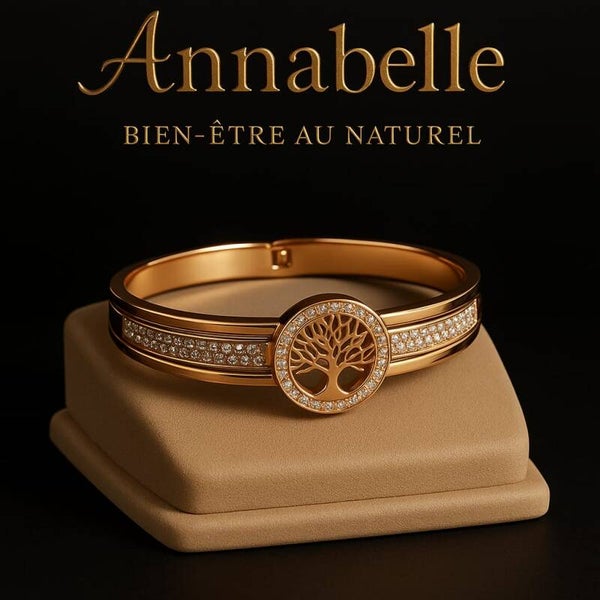 Essence Radieuse - Bracelet Arbre de Vie Rose Or