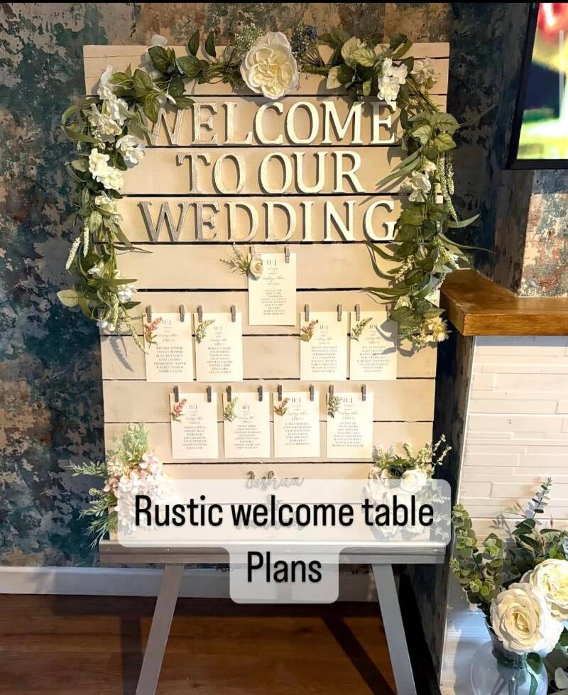 Rustic table plan  Board 