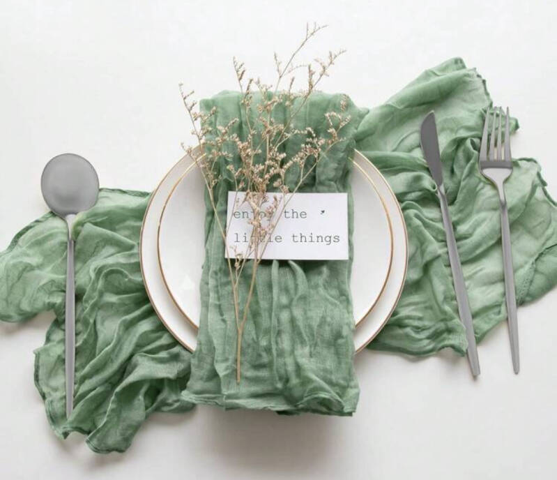 Sage cloth napkin 
