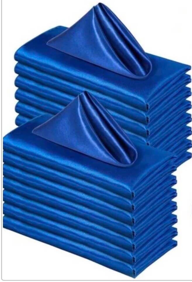 Royal blue napkins 