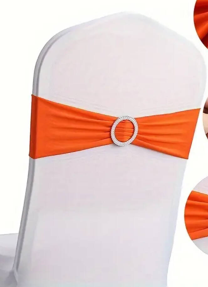 Orange stretch sash 