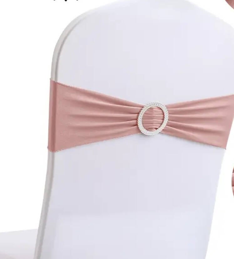 Dusty pink stretch sash 