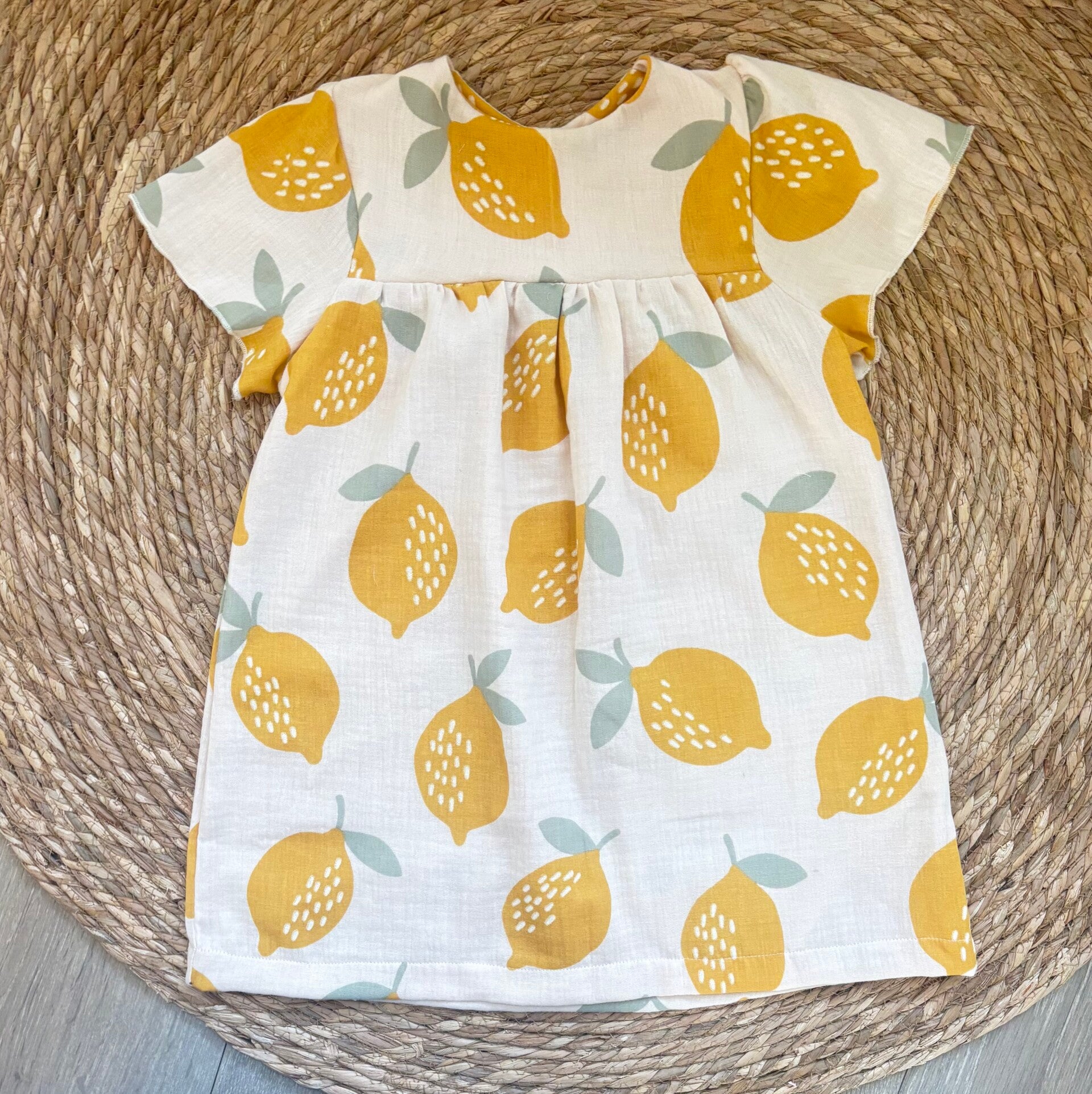 Mousseline Dress Lemon