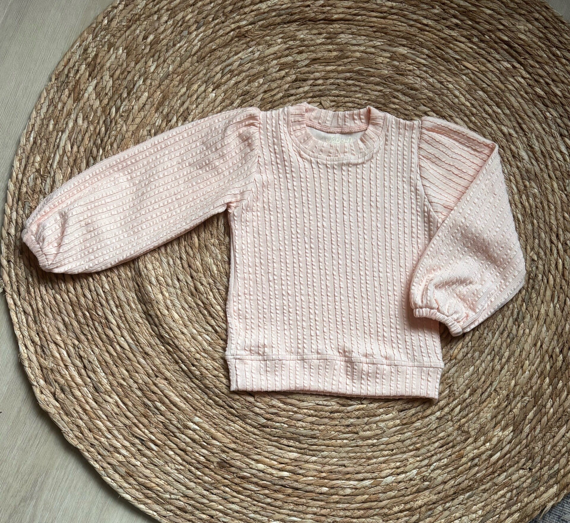 Soft Pink Puffsleeve Sweater
