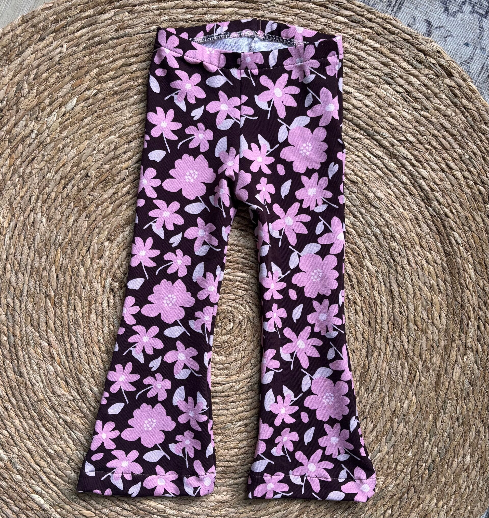 Aubergine Flowers Flared