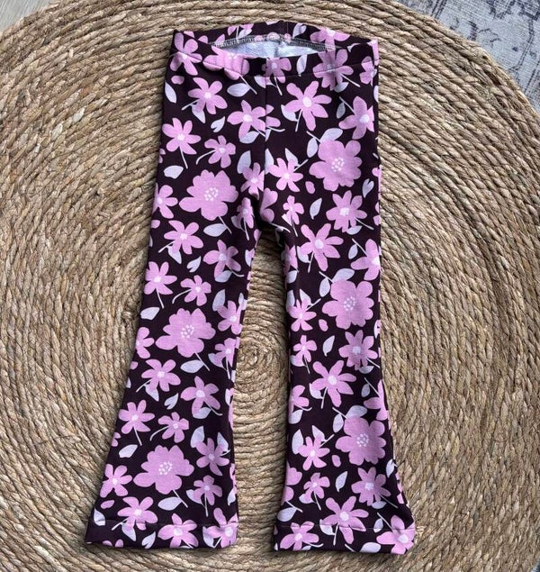 Aubergine Flowers Flared