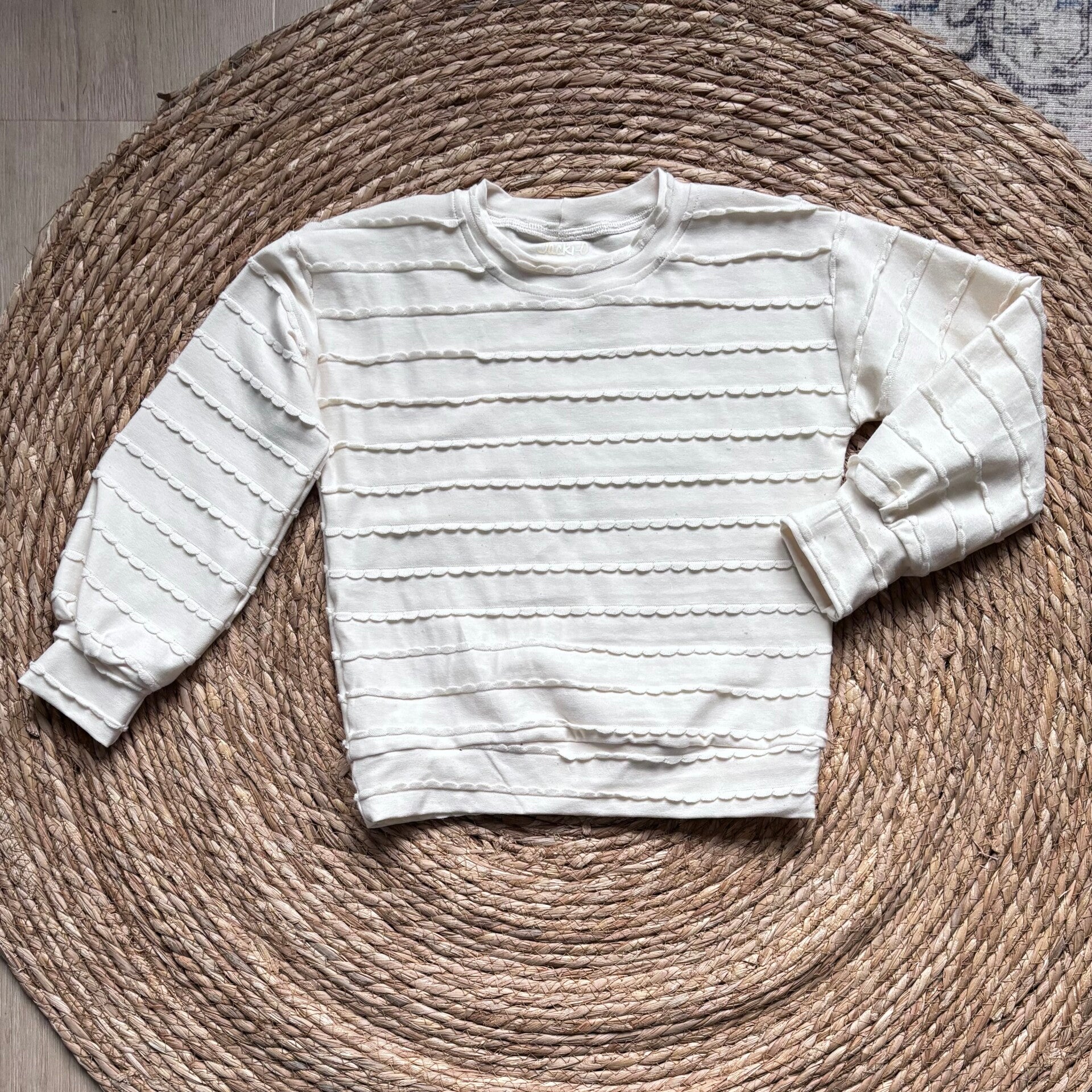 Off White Puffsleeve Sweater