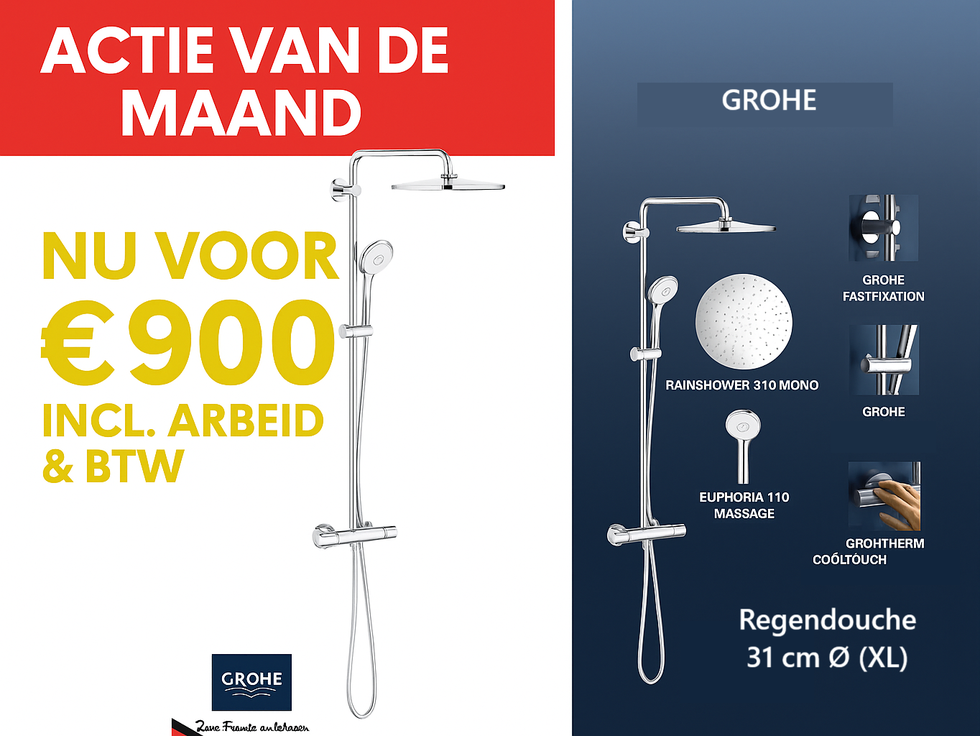 26075001 / 4005176648014 / Euphoria systeem 310 Douchesysteem met thermostaatkraan