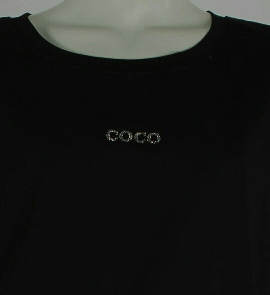 T-shirt coco zwart
