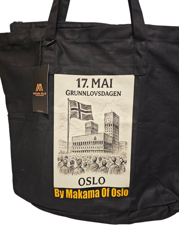 Str. 50x40 17. mai tote bag verenr. 0017