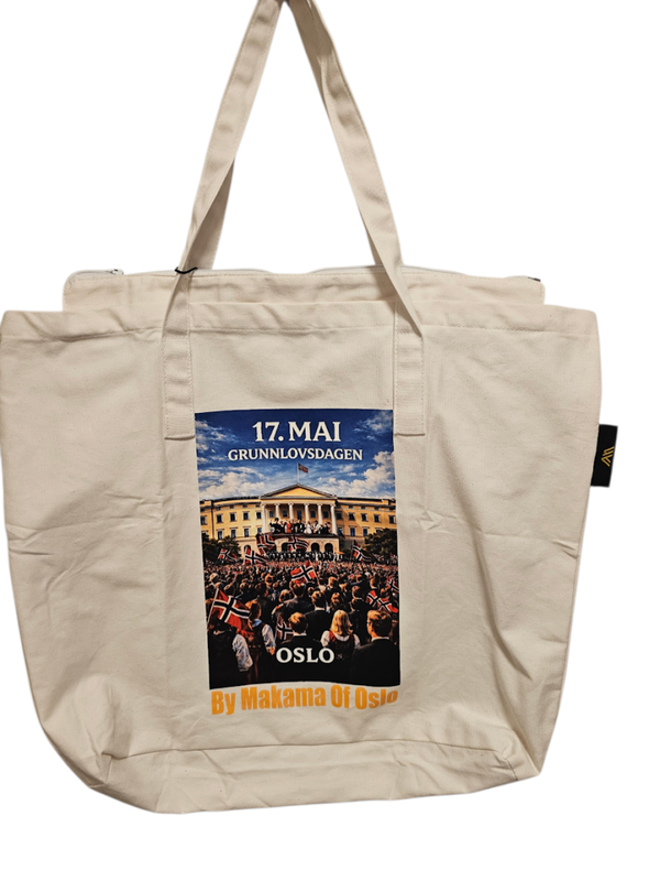 Str. 50x40 17. mai tote bag verenr. 0018