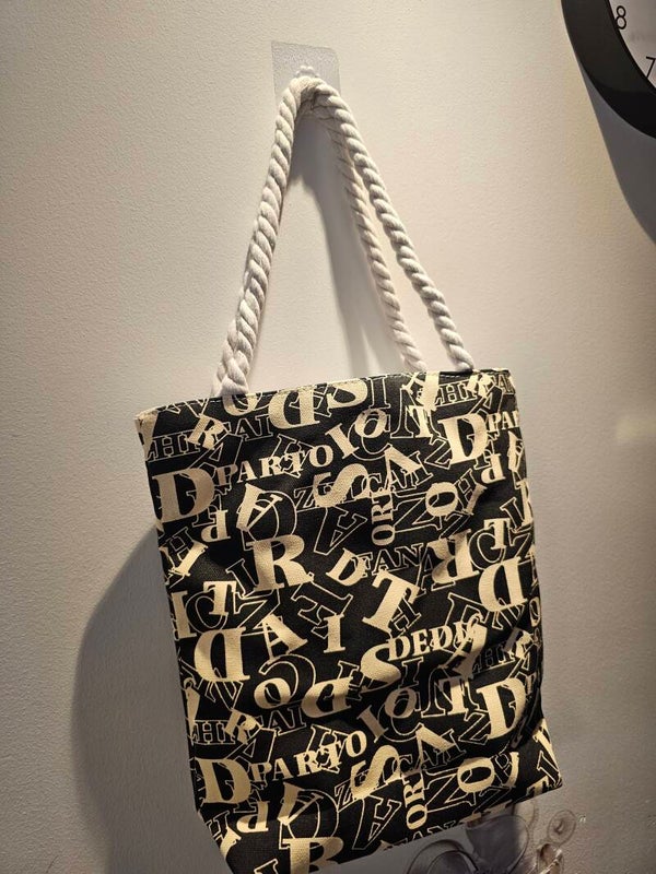 30x50 handle bag med glidelås og lomme Varenr. 0016