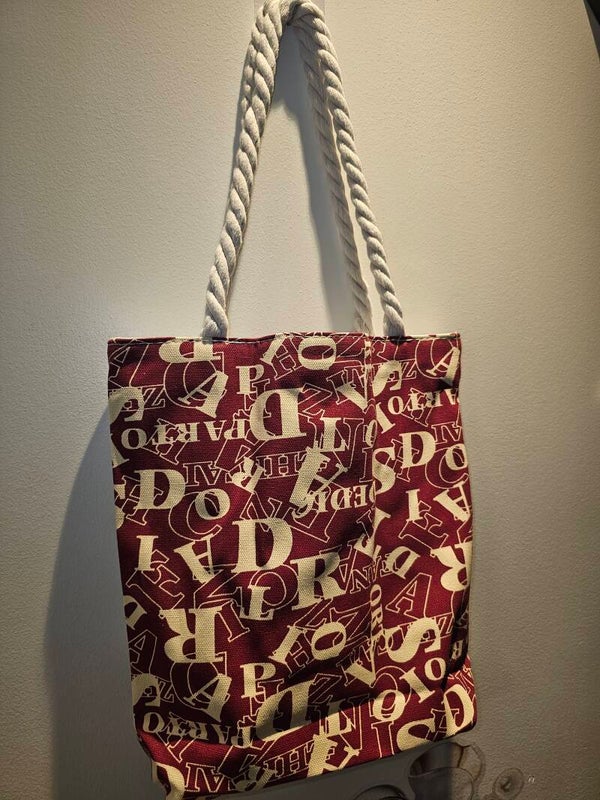 Str. 30x50 handle bag med glidelås og lomme Varenr. 0015