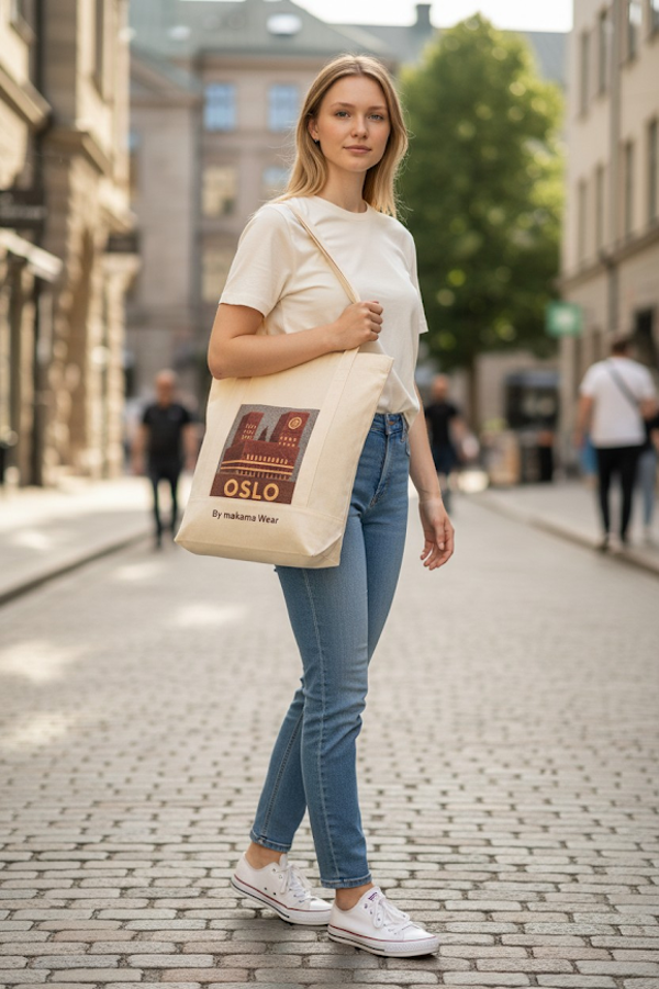 Str.  40x40x8 shopping bag Varenr. 0007