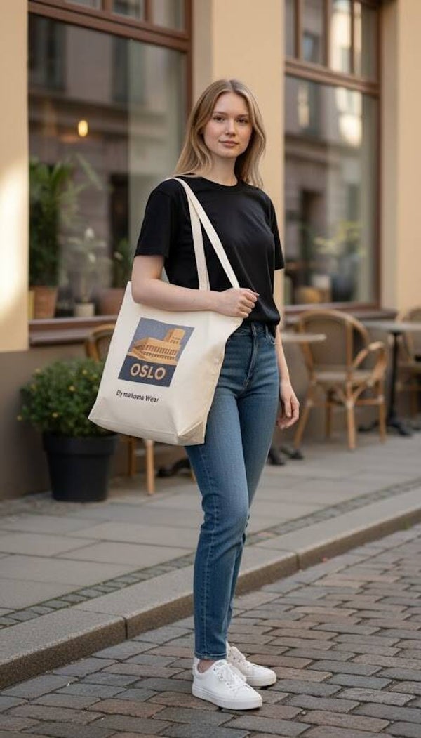 Str 40x40 Shopping bag Varenr. 0008