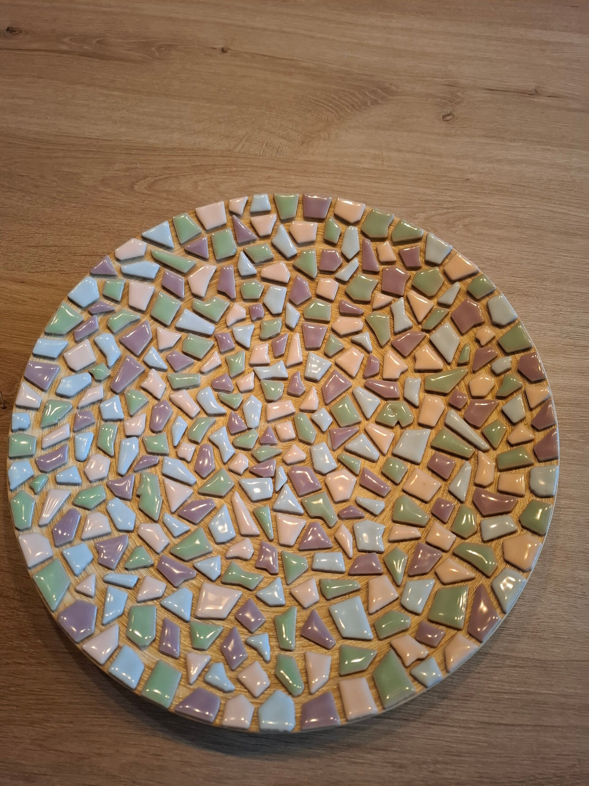 Fruitschaal pastel Mozaïek