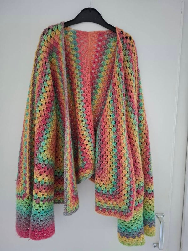 Hexagon gehaakt vest