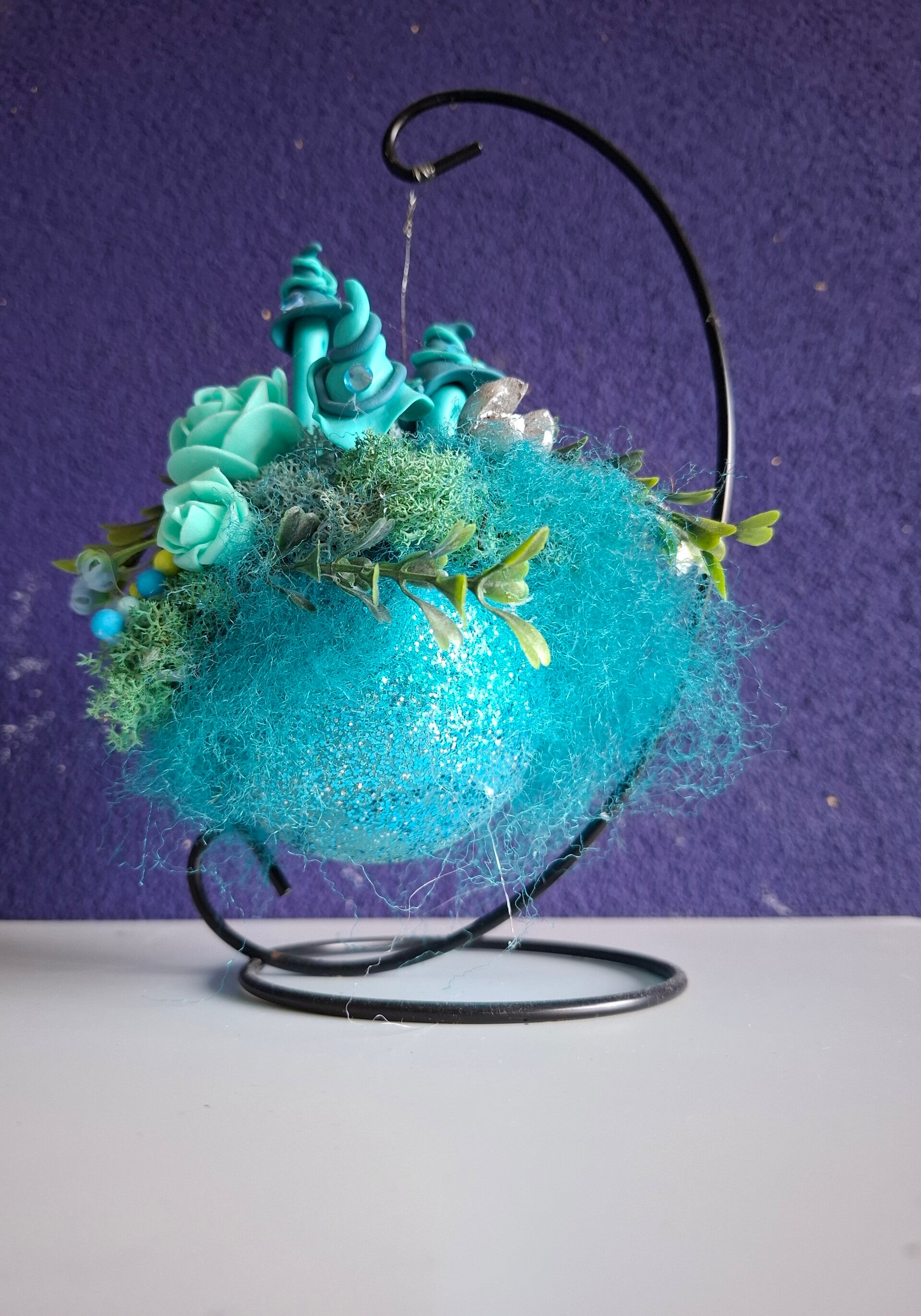 Droomvlucht-bol in turquoise