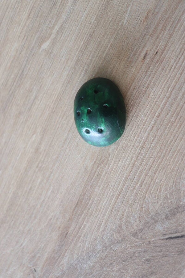 Droogbloemhouder in groen