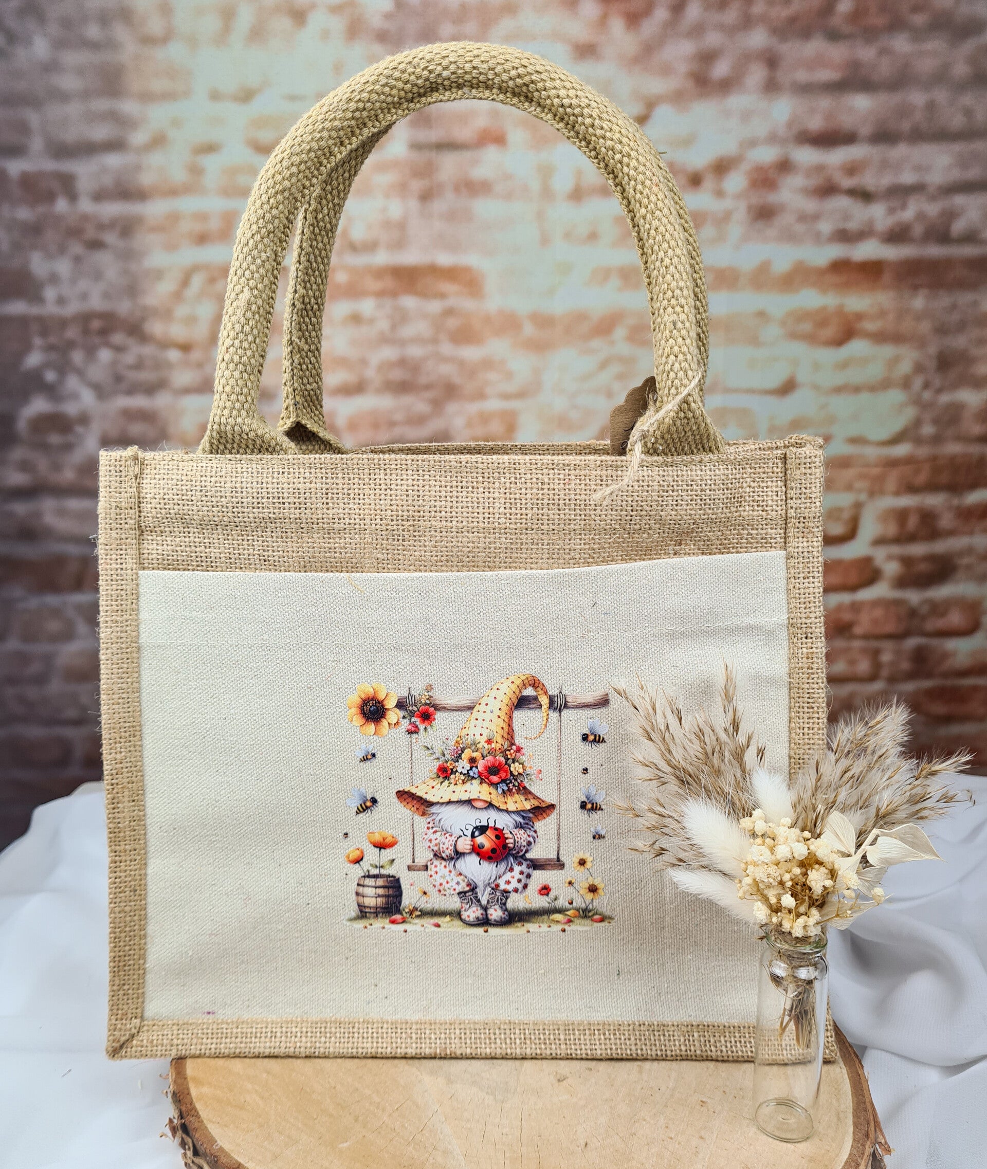 Jute Tasche Bienenmännchen
