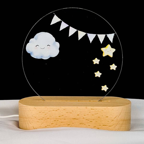 LED Nachtlicht Wolke