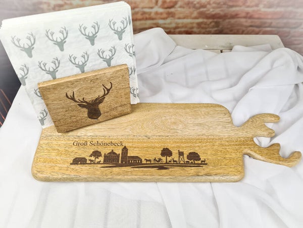 Servierbrett Hirsch