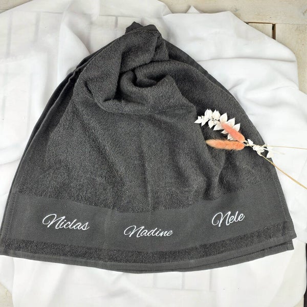 Personalisiertes Handtuch mit Namen