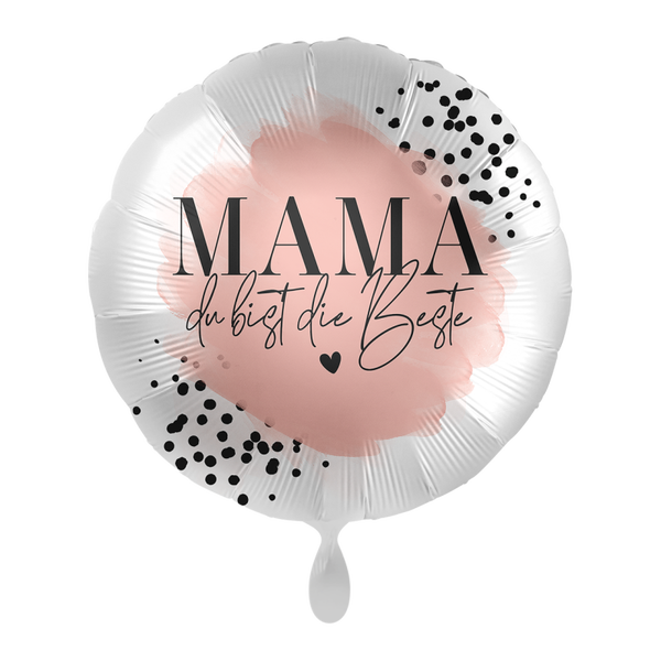 Premioloon Dekoballon „Mama, du bist die Beste“ – Premium Folienballon