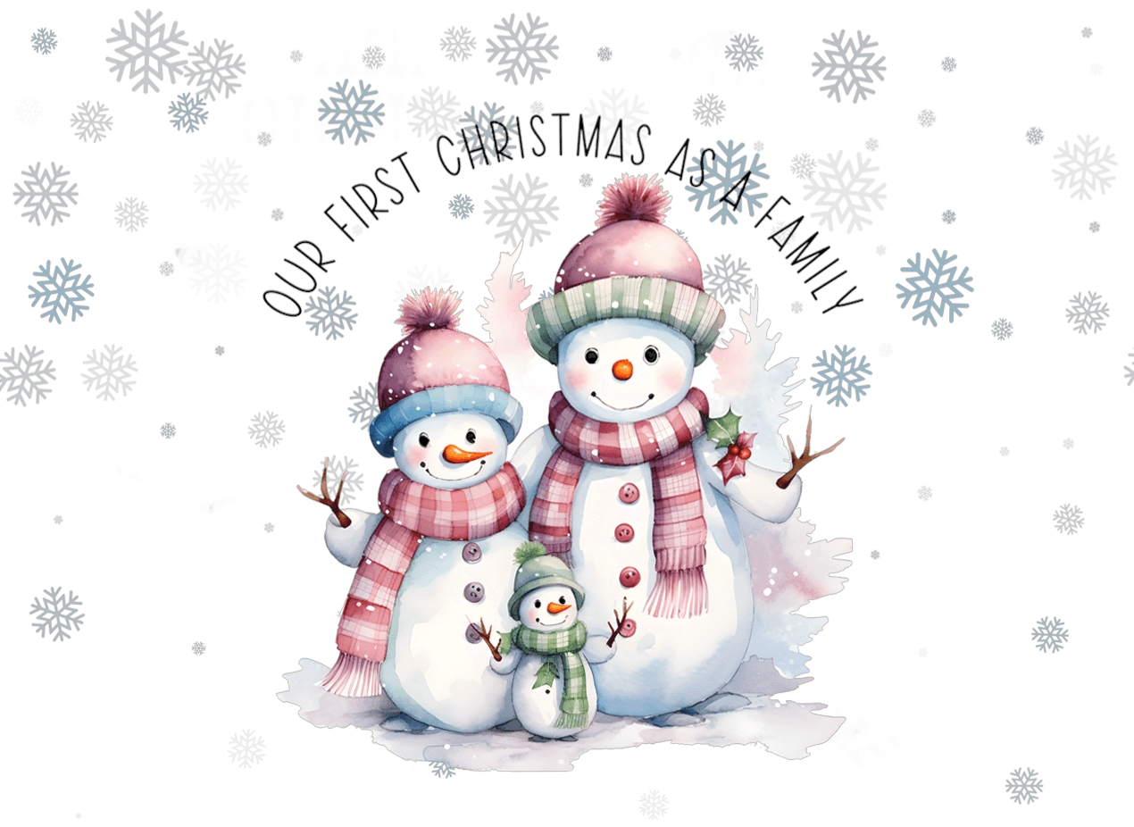 Tassen Sublimationsmotiv Schneemänner