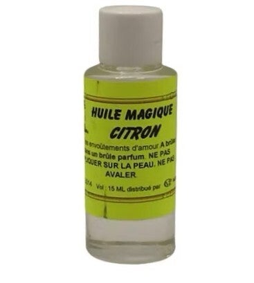 Huile magique CITRON Pour les envoûtements d’amour