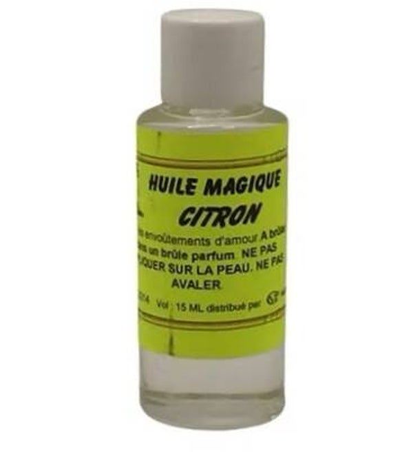 Huile magique CITRON Pour les envoûtements d’amour