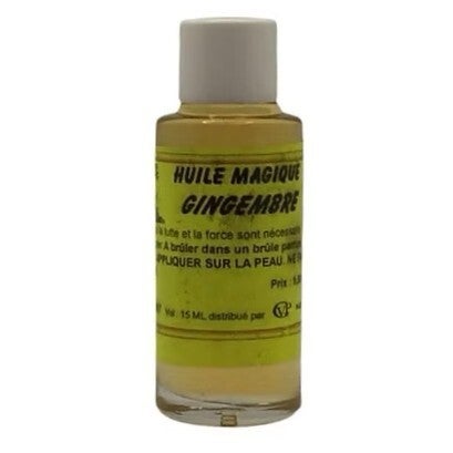 Huile magique GINGEMBRE S’utilise si la lutte et la force sont nécessaires pour gagner